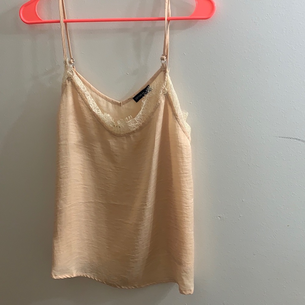 Beautiful cream silk too, only worn once .